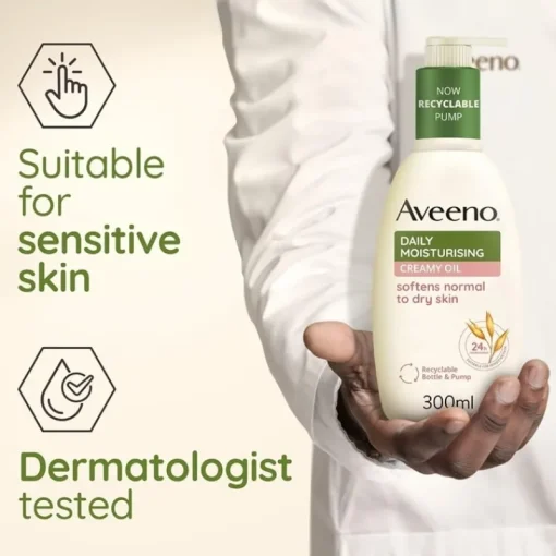 Aveeno Daily Moisturising Creamy Oil 300ml Hot