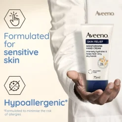 Aveeno Skin Relief Moisturising Hand Cream 75ml Clearance