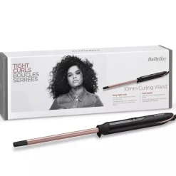 BaByliss Curling Iron – Rose Quartz Tight Curls Wand C449E Clearance