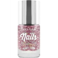 BeautyUK Beauty UK Glitter Nail Polish – Stardust Pink New