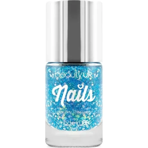 BeautyUK Beauty UK Glitter Nail Polish – Supernova Blue Online