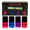 BeautyUK Beauty UK Neon Nail Polish Set 2 4x9ml Best