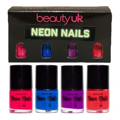 BeautyUK Beauty UK Neon Nail Polish Set 2 4x9ml Best