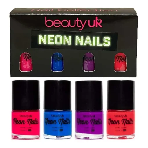 BeautyUK Beauty UK Neon Nail Polish Set 2 4x9ml Best