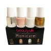 BeautyUK Beauty UK Rose Gold French Manicure Set 4x9ml Outlet