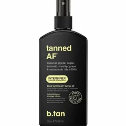 b.tan Tanned AF Intensifier Deep Tanning Dry Spray Oil 236ml Best