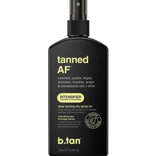 b.tan Tanned AF Intensifier Deep Tanning Dry Spray Oil 236ml Best