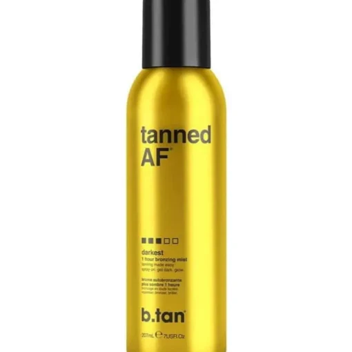 b.tan Tanned AF Self Tan Bronzing Mist 207ml New