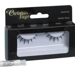 Christian Faye Eyelashes Alexa With Glue Hot
