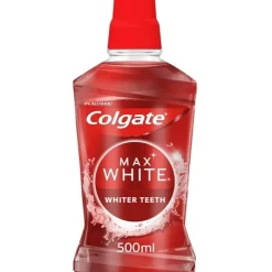 Colgate Max White Mouthwash 500ml Clearance