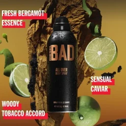 DIESEL Bad All Over Body Spray 200ml Hot