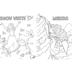 Disney Princess Colouring Fun Hot