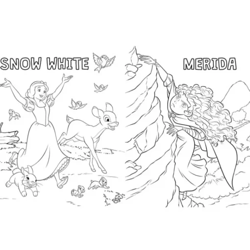 Disney Princess Colouring Fun Hot