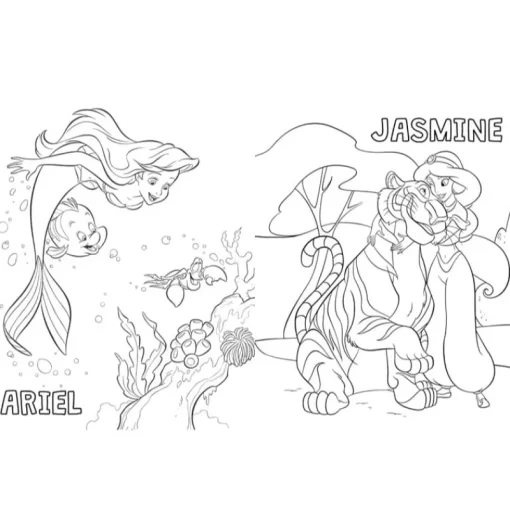 Disney Princess Colouring Fun Hot