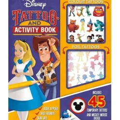Disney Tattoo And Activity Book Best