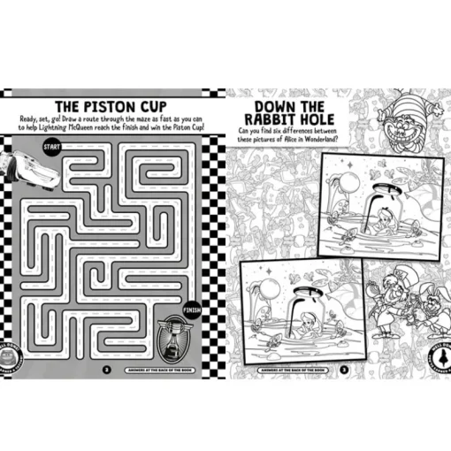 Disney Tattoo And Activity Book Best