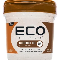 Eco Style Coconut Styling Gel 473ml Fashion