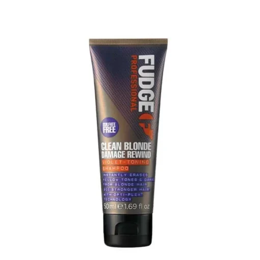 Fudge Clean Blonde Damage Rewind Violet Shampoo 50ml New