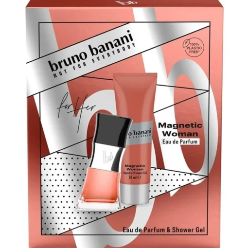 Bruno Banani Giftset Magnetic Woman Edp 30ml + Shower Gel 50ml Online
