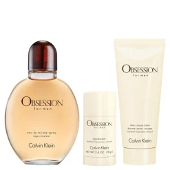 Calvin Klein Giftset Obsession for Men Edt 125ml + Aftershave Balm 100ml + Deostick 75g Fashion