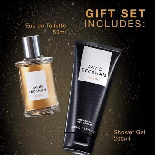 David Beckham Giftset Classic Edt 50ml + Shower Gel 200ml Discount