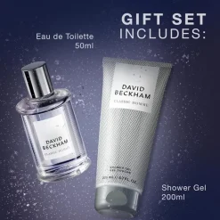 David Beckham Giftset Classic Homme Edt 50ml + Shower Gel 200ml Discount