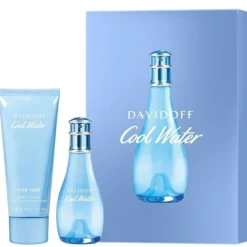 Davidoff Giftset Cool Water Woman Edt 30ml + Body Lotion 75ml New