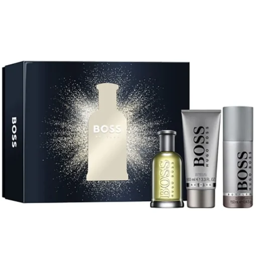 Hugo Boss Giftset Bottled Edt 100ml + Shower Gel 100ml + Deo Spray 150ml Best