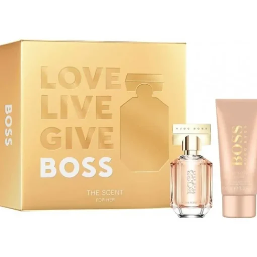 Hugo Boss Giftset The Scent for Her Edp 50ml + Body Lotion 100ml Hot