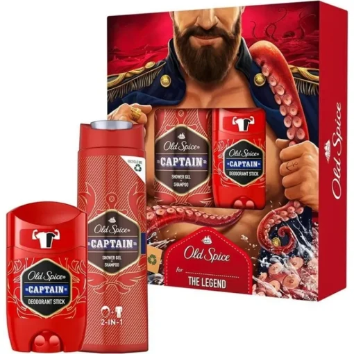 Old Spice Giftset Captain Deo Stick 50ml + Shower gel 250ml Fashion
