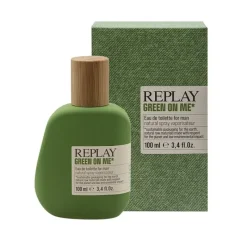 Replay Giftset Green On Me Man Edt 100ml + Pochette Hot