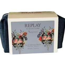 Replay Giftset Signature Secret Woman Edt 100ml + Pochette Clearance