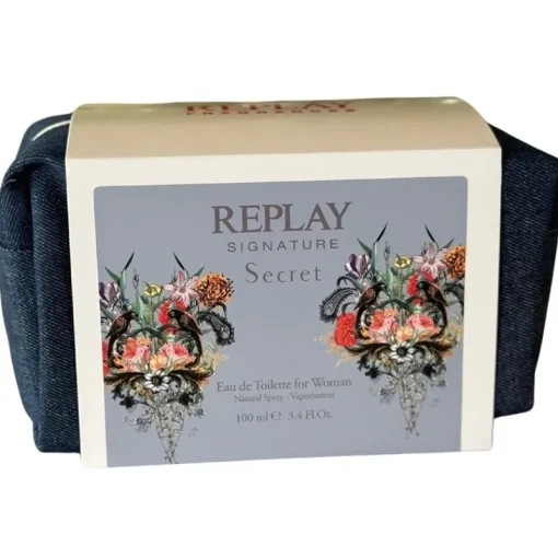 Replay Giftset Signature Secret Woman Edt 100ml + Pochette Clearance