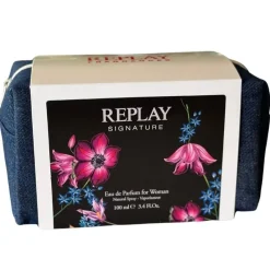 Replay Giftset Signature Woman Edp 100ml + Pochette Clearance