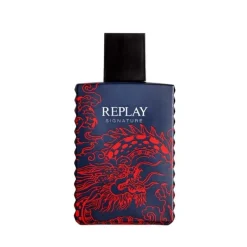 Replay Giftset Signature Red Dragon Man Edt 100ml + Pochette Outlet