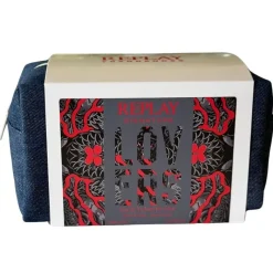 Replay Giftset Signature Lovers Man Edt 100ml + Pochette Best