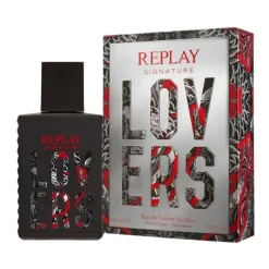 Replay Giftset Signature Lovers Man Edt 100ml + Pochette Best