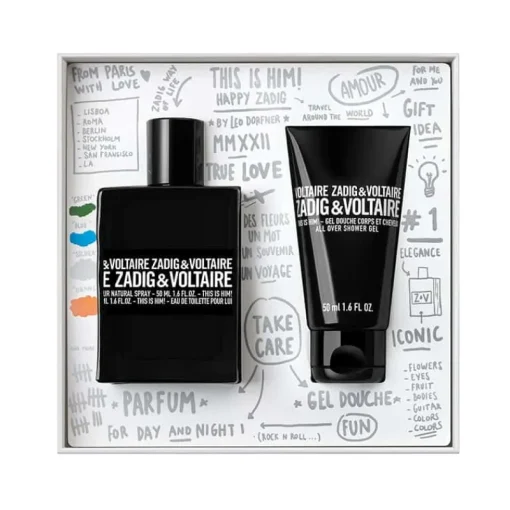 Zadig & Voltaire Giftset This Is Him Edt 50ml + Shower Gel 50ml Outlet