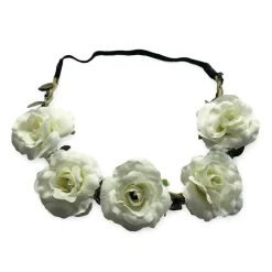 Hårband Hairband Blossom – Off White Clearance
