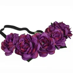 Hårband Hairband Blossom Big – Purple Outlet