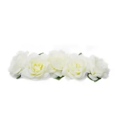 Hårband Hairband Blossom Big – White Clearance