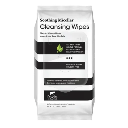Kokie Cosmetics Kokie Cleansing Wipes 30pcs New