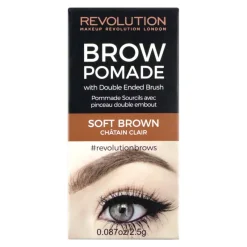 Makeup Revolution Brow Pomade – Soft Brown Hot