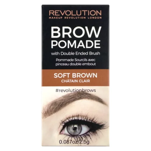 Makeup Revolution Brow Pomade – Soft Brown Hot