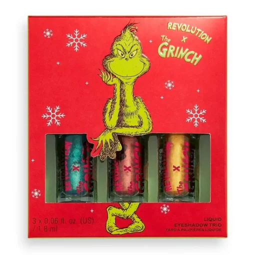 Makeup Revolution x The Grinch Don’t Give a Grinch Liquid Eyeshadow Set Online