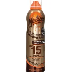 Malibu Bronzing Oil with Coconut Spray SPF15 175ml Clearance