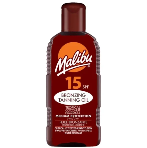Malibu Bronzing Tanning Oil SPF 15 200ml Fashion