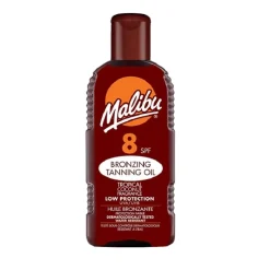 Malibu Bronzing Tanning Oil SPF8 200ml Fashion