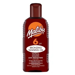 Malibu Bronzing Tanning Oil SPF6 200ml Fashion