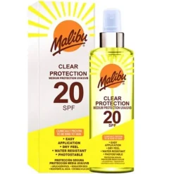Malibu Clear Protection Spray SPF20 250ml Best